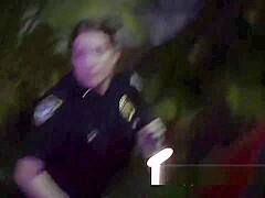 Hot Muscled Black Crook Dogging with The White Officers