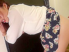 [huntb-391] No Need To Apologize, Just Lift Up Your Skirt And Show Us Your Panty! A Woman Who Suspec