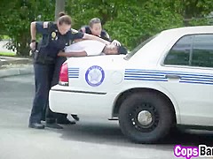 Hot Interracial outdoor threesome