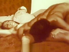 Young Couple Enjoys Hardcore in Bed (1960s Vintage)