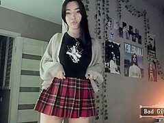 Busty and booty super hot petite skinny teen