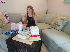 INEEDAMOMMY IPOD GF Kitty Discovers your stash and diapers you ABDL - Ineed2pee Ineedamommy