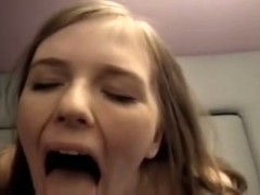 Cumming in this almost all nice-looking sweethearts face hole