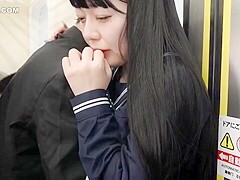 Secret Train Creampie with a Classmate: Live-Action Comic Adaptation x1x8A712069CB36A5487F