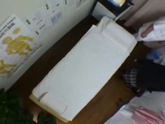 Voyeur Asian massage with the elements of doggy fuck