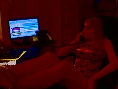 Blonde office slut gets rammed by a handsome janitor