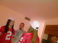 Annika Amour, Thena Sky - Football Fuck Party