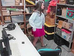 naughty girl gets fucked from the officer