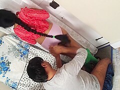 Real Village Girl & Stepbrother Sex