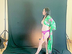 Asian Milf Loves Picking Out Stockings And Garter Belt For Your Enjoyment P2
