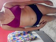 Sexy Figured Indian Housewife Naked In Bedroom - Indian Hidden Cams