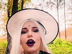 Suzie Sparklez - Horny Witch Pissing And Tasting Urine In The Dark Forest