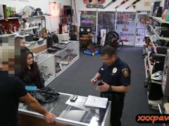 Two girls try to steal at the pawnshop and get pounded