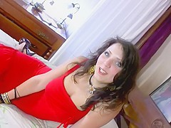 Nathalie again - this time with shaved pussy