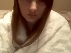 eighteen year old young bitch shows her sexy undressed a-gap