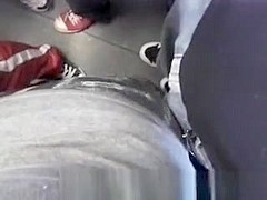 Man gropes woman's ass