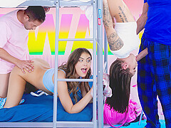 Selina Bentz, Bunny Fae And Nicky Rebel - Stepdaughter Swap College Swap Day