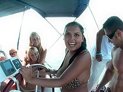 Nikky Thorne, Steve Holmes And Titus Steel In Yacht Party - Sex Orgie Lake Balaton - Movie