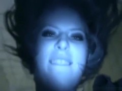 French girl sucks cock and gets doggystyle fucked in a public toilet