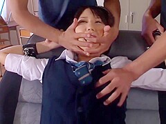 Rough facefuck for japanese schoolgirls