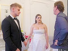 Bbw Bride Decided To Cheat On Her Fiance Before The Wedding