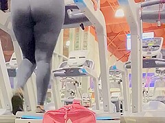 Candid big booty Latina