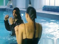 Rachel Starr Fucking The Dude In The Pool Like A Superhero