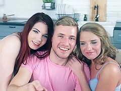 Lovenia & Sofi In Anal Threesome With Sofi Goldfinger And Lovenia Lux