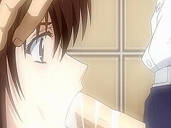 Young man fucks teen hottie in bathroom - Hentai Cartoon