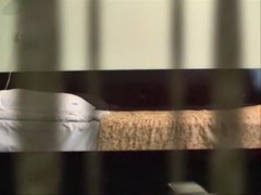 Cute blonde babe masturbates wildly