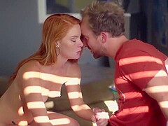 Redhead With Freckles Gets Creampied