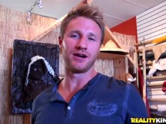 Get gets fucked in a clothes shop