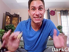 Hot ebony Honey Gold banged hard and deep by boyfriend POV