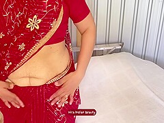 Hiras Erotic Saree Dance - Sari Wearing Asmr - Teasing Belly & Butt Shake