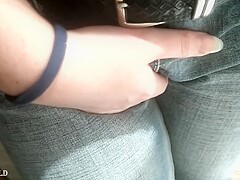 Japanese Girl Almost Peeing In Her Pants - Public Toilet