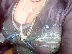 Desi Employee Hot Cleavage/boob Show On Webcam Chat