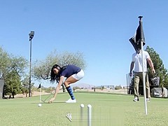 PureMature - Audrey Bitoni gets a hole-in-one with Johnny