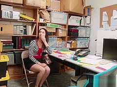 Naiomi Mae Punished For Stealing In Shop By Cock