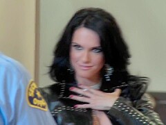 Horny passenger sluts get a kinky cavity search