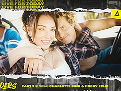 ADULT TIME - GRINDERS Charlotte Sins Wants Every Inch Of Robby Echo's Dick In Her Ass! - PART 2