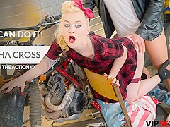 VIP SEX VAULT - Biker Boyfriend Fucks His Girl Before To Go At Work - Misha Cross