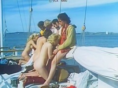 Amazing facial vintage scene with Mike Horner and Michael Morrison