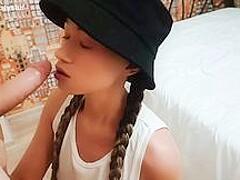 Asian Tik Tok Bitch Gets Juicy Ass Fucking And Full Asshole Of Cum