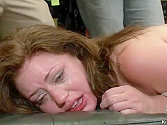 Hot Slut Anal Fucked In Public Shop