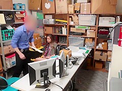 Shane Blairs teen pussy receives a quick fuck