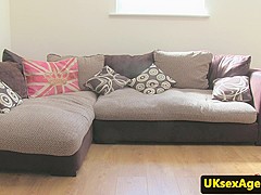 british workplace amateur  rams on audition couch