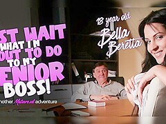 Randy - British 62 Year Old Boss Gets Seduced By His Hot 18 Year Old Hungarian Teen 18+ Employer Bel