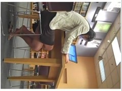 Candid Asian Teen Feet Dangling Pt 2 (shoeplay)