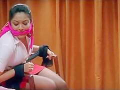 Indian girl tied