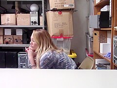 Horny blonde teen fucked hard by a perverted policeman